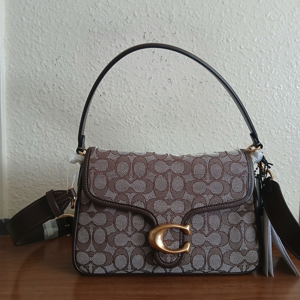 Nwt Coach Soft Tabby Shoulder Bag In Signature Jacquard PRICE IS FIRM